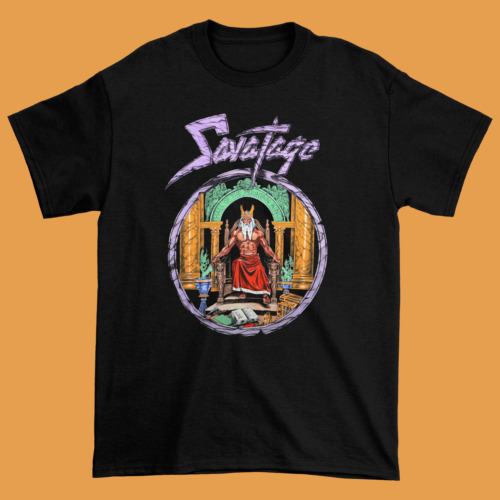Savatage Band World Devastation T-shirt Black Unisex All Sizes XX149
