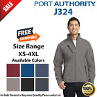 Port Authority Mens Long Sleeve 100% Polyester Welded Soft Shell Jacket J324