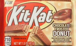Kit Kat CHOCOLATE FROSTED DONUT Candy Bar Crisp Wafers 1.5 Oz Candy  - 1 BAR