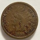 1869 Indian Head Cent - Early Rare Key Date - G - Pitted - Bold Date - 43072