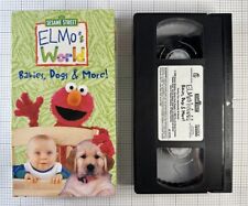 Sesame Street - Elmo’s World Babies, Dogs And More (VHS 2000)