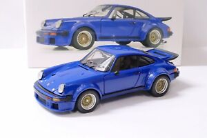 1976 PORSCHE 911 934 RSR COUPE BLUE 1:18 SCALE BY SCHUCO
