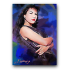 Selena Quintanilla-Perez #2 Art Card Limited 36/50 Edward Vela Signed (Music -)