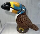 Vintage Casals Pottery Bird Toucan Figurine Peru  Riconada Style