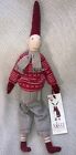 Rare Maileg 2008 Christmas Medium 17.5” Pixy Elf Boy Pixie Retired Doll w/ Scarf