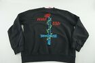 0323c Resist Sweatshirt Mens Small Black Pull Over Long Sleeve Crew Neck