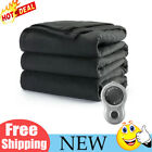 Electric Blanket Heating Blanket Throw Fleece Bedding 10 Heat Setting Twin Size
