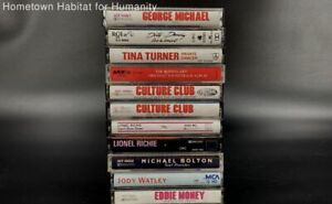 Lot Of 11 Cassette Tapes 80s, Rnb, Pop Rock- George Michael, Culture Club