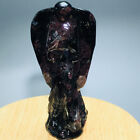 78g Natural Crystal.garnet.Hand-carved.Exquisite Angell.healing A12