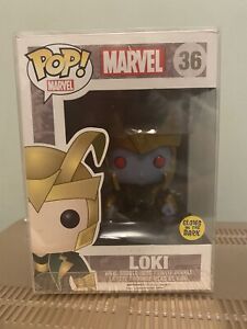 Funko POP Marvel Frost Giant Loki #36 Vaulted Glows in the Dark GITD w Protector
