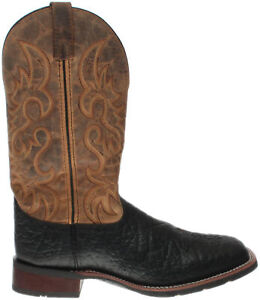 Laredo Topeka Square Toe Cowboy  Mens Black, Brown Dress Boots 7824