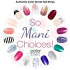 Color Street Nail Art Design Glitter Solid Polish Strips NEW