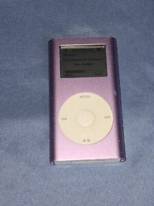 Apple iPod mini 1st Gen Pink (4 GB) Works, Battery Drains Quickly, For Parts