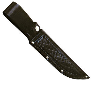 BLACK LEATHER SHEATH FOR UP TO 6