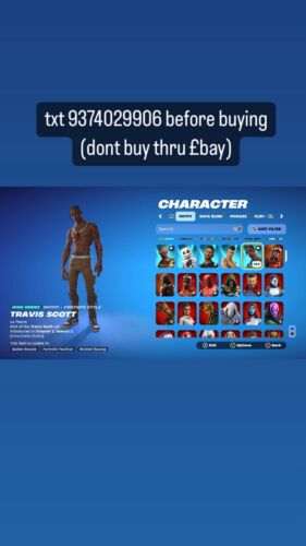 New Listing300+ travis scott stacked fn skin (DESCRIPTION BEFORE BUYING)