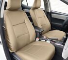 IGGEE TOYOTA 4RUNNER 2003-2009 CUSTOM FIT 2 FRONT LEATHERETTE SEAT COVERS BEIGE
