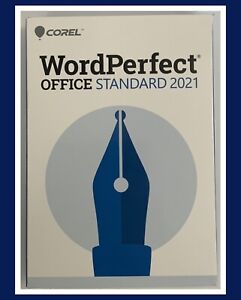 Corel WordPerfect Office Software Standard 2021 Retail Box - NEW SEALED 🅰️