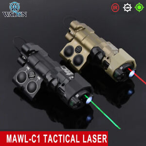 New MAWL C1/PERST-4+ Metal Version CNC Green Laser +White Light IR Night Vision