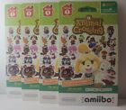 Animal Crossing Amiibo Series 1 Sealed Lot Of 4 Packs 6 cards Per PACK NIP