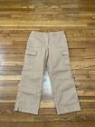 Talbots Cargo Pants Women's Size 12 Cropped Fit Khaki Tan Chino Cotton 35x218