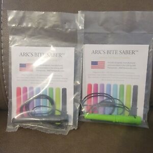 ARK Therapeutic Bite Saber Chewelry XT Extra Tough Lot 2 Autism Sensory NEW