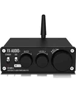 FX-AUDIO Audio Power Amplifier 75Wx2 BT5.1 Bluetooth Power Amp FX-502EL for Home