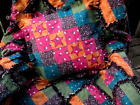 Handmade Rag Quilt/Throw & Pillow Sham  Hand Signed & Dated  Handmade in Oregon