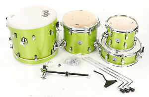 PDP New Yorker 4-piece Shell Pack - Electric Green - Chipped BD Bearing Edge