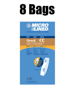 8 DVC Upright Vacuum Bags for Oreck XL CC Microlined