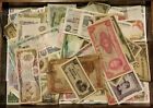 WORLD PAPER MONEY MIXED LOT OF 20 DIFFERENT BANKNOTES CURRENCY FOREIGN CIR & UNC