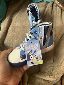 LUDU Disney Bluey High Tops Shoes Toddler Size 9 NWT Bingo