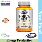 NOW Foods, Sports, D-Ribose 750 mg 120 Veg Capsules Exp. 11/2025