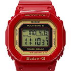 CASIO Baby-G BGD-5020VC-4JR Red Radio Solar Digital Ladies Watch Used