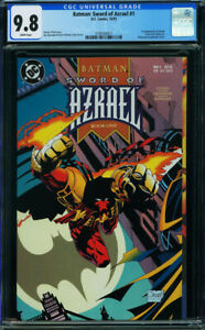 Batman: Sword of Azrael #1 CGC 9.8 DC 1992 Key Modern! White Pages! N2 311 cm