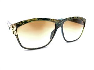 Dior Vintage 2436 60 Green Gold Square Sunglasses Frames 63-13 140 Germany Women