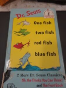 Dr. Seuss - One Fish, Two Fish, Red Fish, Blue Fish (VHS) 1989