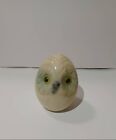 Vintage Onyx Marble Owl Egg