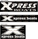 XPRESS Boats - Fishing/Outdoor Sports - Vinyl Die-Cut Peel N' Stick Decals