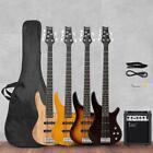 Glarry GIB  5 String Bass Guitar Beginner Kit with 20W Amp  Rosewood 3  Colors