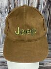 Vintage Jeep Brown & Green Embroidered Adjustable Snapback Trucker Hat