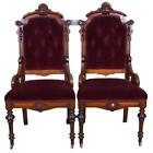 Antique Pair of Victorian Renaissance Carved Chairs #21856