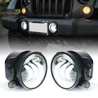 4 Inch LED Fog Lights Front Bumper Driving Lamp for Jeep Wrangler JK JL TJ CJ (For: More than one vehicle)