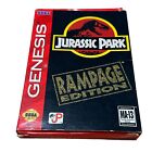 Sega Genesis Game Jurassic Park Rampage Edition, Complete In Box
