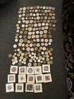 Lot Over 200 Foreign Coins, Well Over 2lbs Inc Flips. Good Mix!