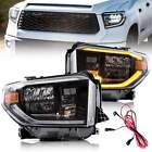 VLAND Full LED Headlights For Toyota Tundra 2014-2021 w/Sequential Turn Signlas (For: 2015 Toyota Tundra)