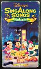 Disney's Sing Along Songs - Very Merry Christmas Songs (VHS, 1997) Tested
