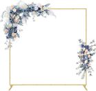 6.6FT Square Wedding Arch Backdrop Stand Frame Balloon Stand for Party Birthday