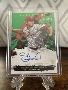 New Listing2021 Topps Inception Spencer Howard Rookie Auto RC GREEN #’d /125 Phillies