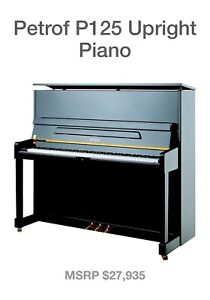 Petrof Upright Piano Used By Billie Eilish On Saturday Night Live, 12/16/23.