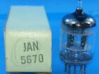 GE JAN 5670 2C51 396A  MIL SPEC  AUDIO  TUBE TESTED 117,118%